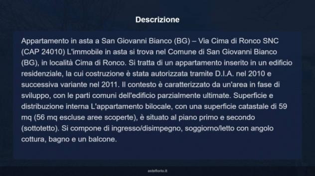 Immobile in asta di 59 m², box auto in vendita a San Giovanni Bianco - Foto 13