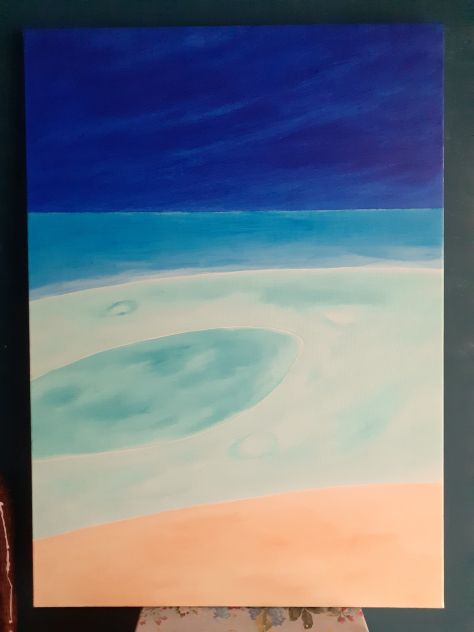 Tela "Paesaggio marino " - Foto 2