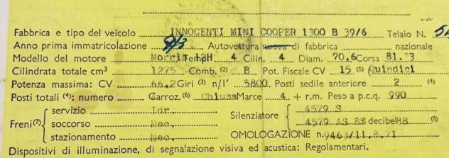 Mini Cooper Innocenti 1.3 EXPORT - Foto 9