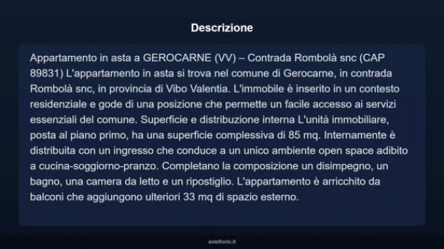 Immobile in asta di 85 m² in vendita a Gerocarne - Foto 6