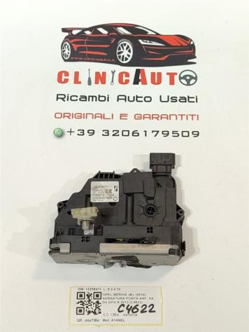 SERRATURA ANTERIORE SINISTRA OPEL Meriva 3° Serie 13258271 A14NEL (10)
