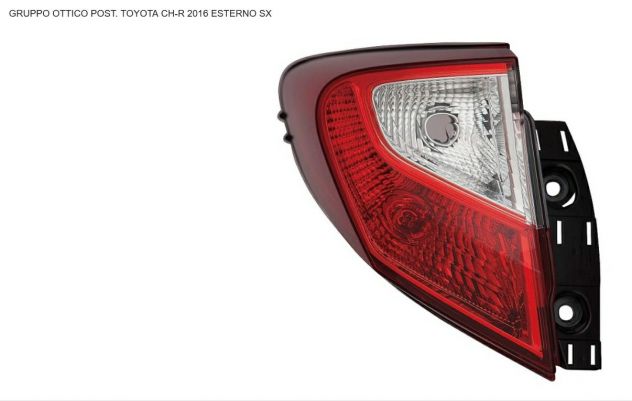 Toyota C HR paraurti portellone parafango griglia fanale kit airbag 2016 - Foto 9