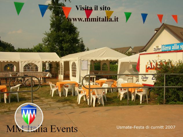 Tendoni per Eventi Pubblici 5 x 6 Mt, telo in pvc Ignifugo - Foto 9