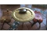 Tavolo artigianale in ottone egiziano inizio 900'