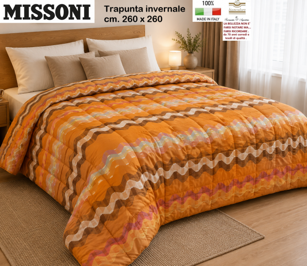COPRILETTI QUILT TRAPUNTINE MISSONI MATRIMONIALI 3 modelli - Foto 8