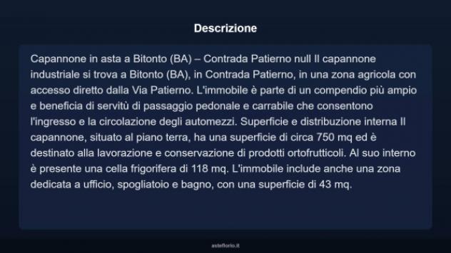 Immobile in asta di 750 m² in vendita a Bitonto - Foto 4