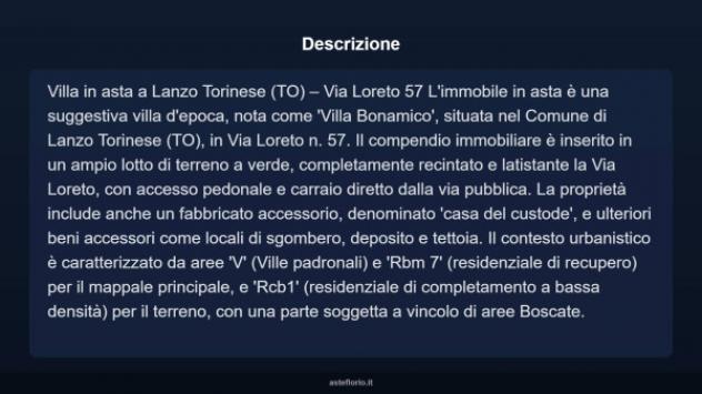 Immobile in asta di 361 m² con più di 5 locali in vendita a Lanzo Torinese - Foto 5