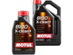 Olio Motul 8100 X-Clean+ 5W-30 6L