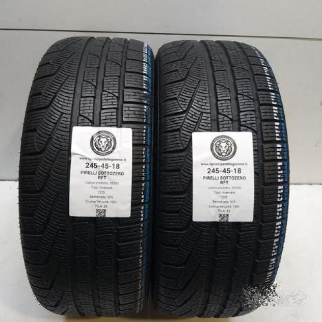 2 gomme 245 45 18 pirelli a39390