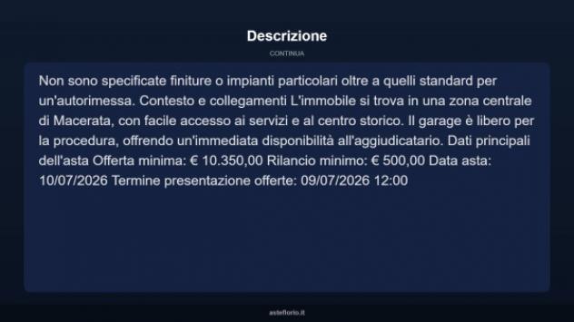 Immobile in asta di 24 m² in vendita a Macerata - Foto 10