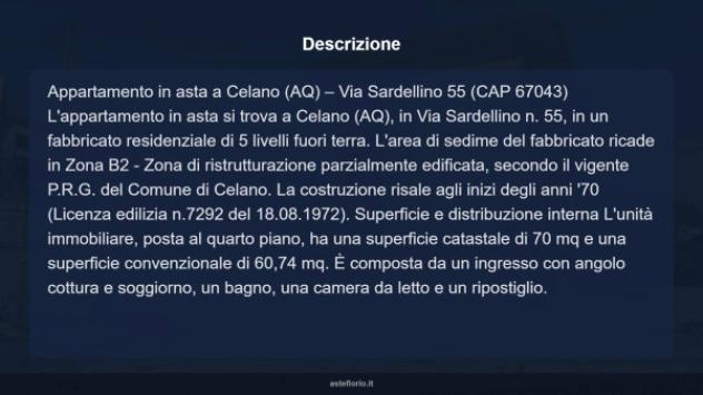 Immobile in asta di 70 m² in vendita a Celano - Foto 13