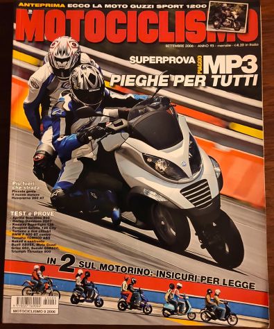MOTOCICLISMO RIVISTE 09/2017-08/2017-08/2013-01/2008-09/2006. - Foto 6