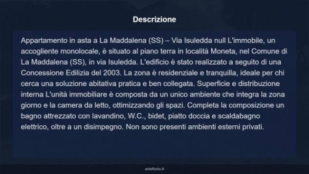Immobile in asta di 30 m² in vendita a La Maddalena - Foto 14