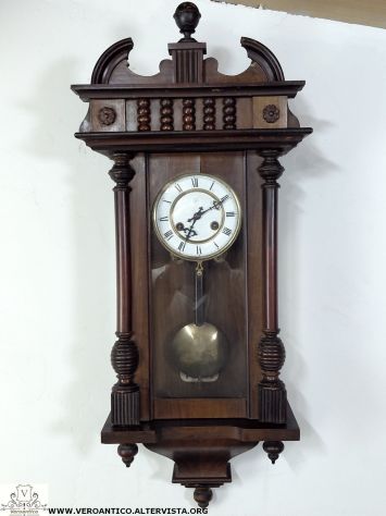 176441 Antico orologio a pendolo Junghans funzionante