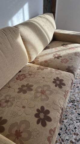 Divano 3 posti beige 212 cm - Foto 2