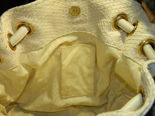 Borsa in pelle Furla finto pitone - Foto 7