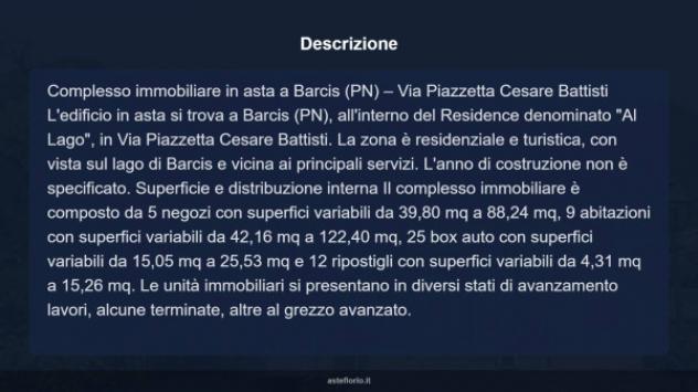 Immobile in asta di 335 m² in vendita a Barcis - Foto 4
