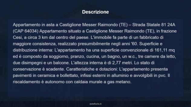 Immobile in asta di 161 m² in vendita a Castiglione Messer Raimondo - Foto 17