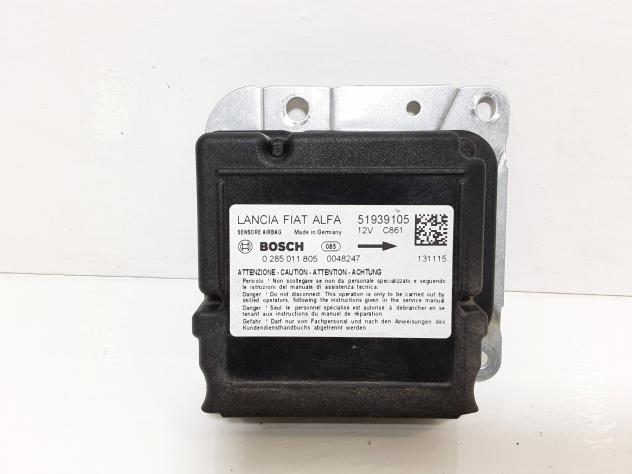KIT AIRBAG COMPLETO LANCIA Ypsilon 4° Serie CODICE CENTRALINA AIRBAG : 51939105 / CODICE AIRBAG VOLANTE: 07355292110 / (1123) - Foto 3