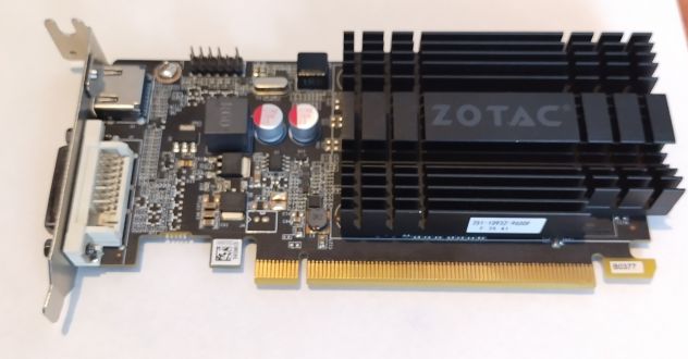 Scheda grafica Nvidia basso profilo low profile Zotac hdmi dvi pci express gt710