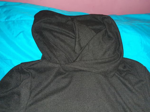 Maglia Gotic/Punk collo alto irregolare nera Tg S - NUOVA - Foto 4