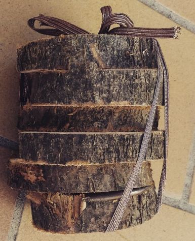 dischi  di legno rustico decoupage sottobicchieri addobbi matrimonio - Foto 9