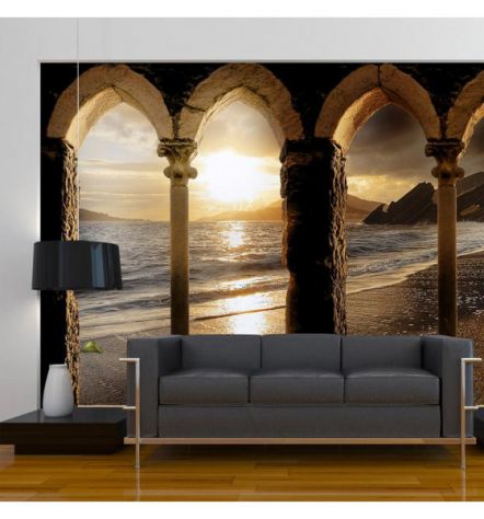 Fotomurale Adesivo Con Un Romantico Tramonrto Arredalacasa