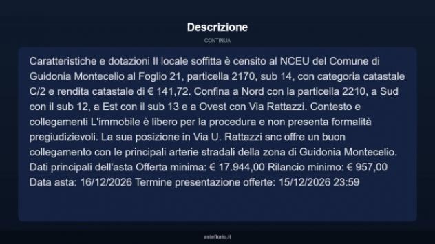 Immobile in asta di 56 m² in vendita a Guidonia Montecelio - Foto 6