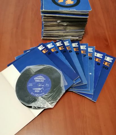 Corso di Inglese 46 fascicoli Vintage Raro anni 60 - 20 Ore Inglese su Vinile - Foto 6