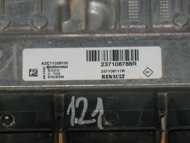 237108788R ECU RENAULT MASTER 2.3 SID310 A2C11028100 237108788R 237106117R - Foto 2
