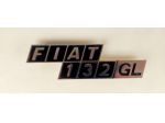 Fregio scritta Fiat 132GL in metallo da montare come nuovo