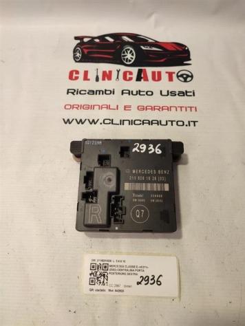 CENTRALINA PORTA POSTERIORE DX MERCEDES Classe E Berlina W211 2118201626 (0207)