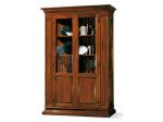 Cristalliera cod 003 in legno massello in stile classico