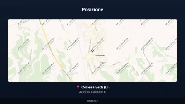 Immobile in asta di 90 m², box auto in vendita a Collesalvetti - Foto 2