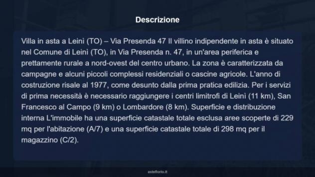 Immobile in asta di 229 m² con più di 5 locali in vendita a Leinì - Foto 10