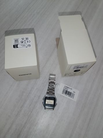 OROLOGIO UNISEX DA POLSO CASIO VINTAGE A158WEA-1EF NUOVO - Foto 4