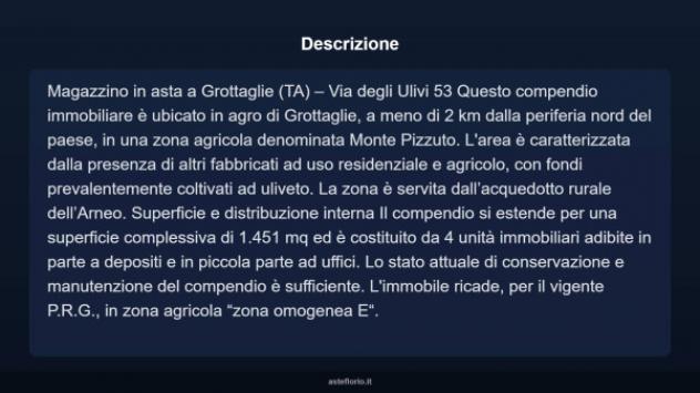 Immobile in asta di 1451 m² in vendita a Grottaglie - Foto 3