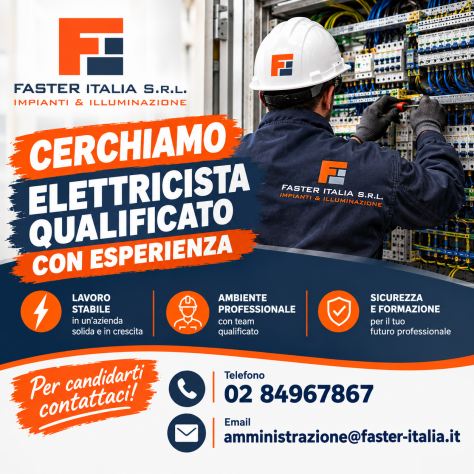 Elettricista qualificato con esperienza
