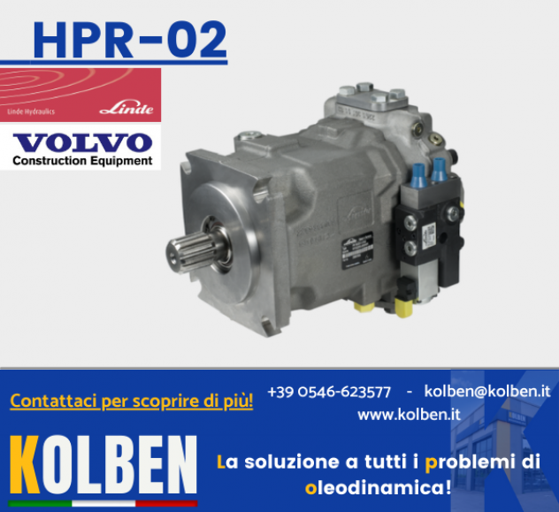 Pompa HPR 13502R Linde per Volvo EW140B