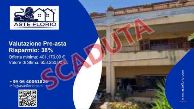 Immobile in asta di 291 m² con più di 5 locali e box auto in vendita a Palermo