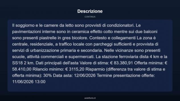 Immobile in asta di 87 m² in vendita a Tortora - Foto 16