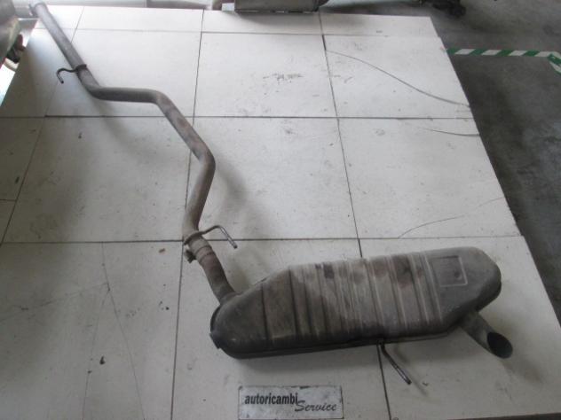 24422041 TUBO SCARICO CON SILENZIATORE POSTERIORE OPEL VECTRA C SW 1.9 D 110KW 6M 5P (2004) RICAMBIO USATO