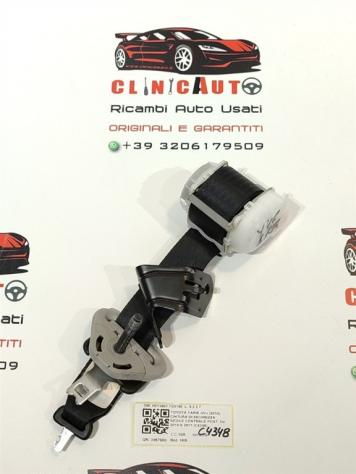 CINTURA DI SICUREZZA POSTERIORE CENTRALE TOYOTA Yaris Serie H073901 7G5190 1KR (1416) - Foto 2