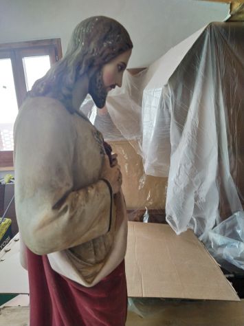 ANTICA STATUA DI GESUCRISTO - Foto 6