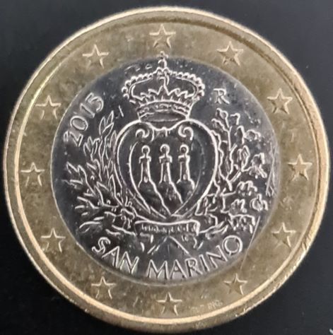 MONETA 1 EURO SAN MARINO 2015