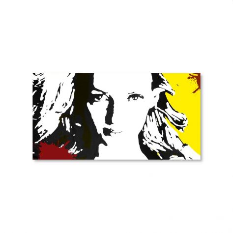 Quadro Kill Bill dipinto a mano pop art - Foto 2