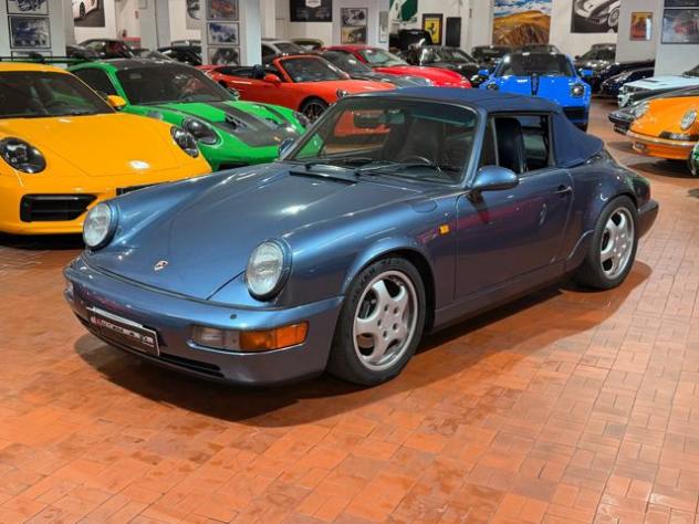 PORSCHE 911 964 Cabrio-Baltic Blu-Pelle Blu-Capote Blu rif. 24098111 - Foto 3