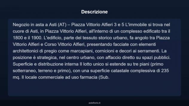 Immobile in asta di 235 m² in vendita a Asti - Foto 3