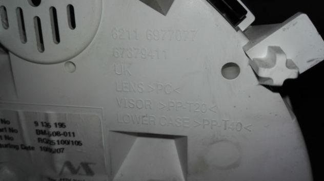 Quadro strumenti Mini Cooper 1.6D R56 del 2009 (9136195) - Foto 4