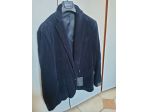 Blazer/giacca uomo taglia 50 blu navy velluto